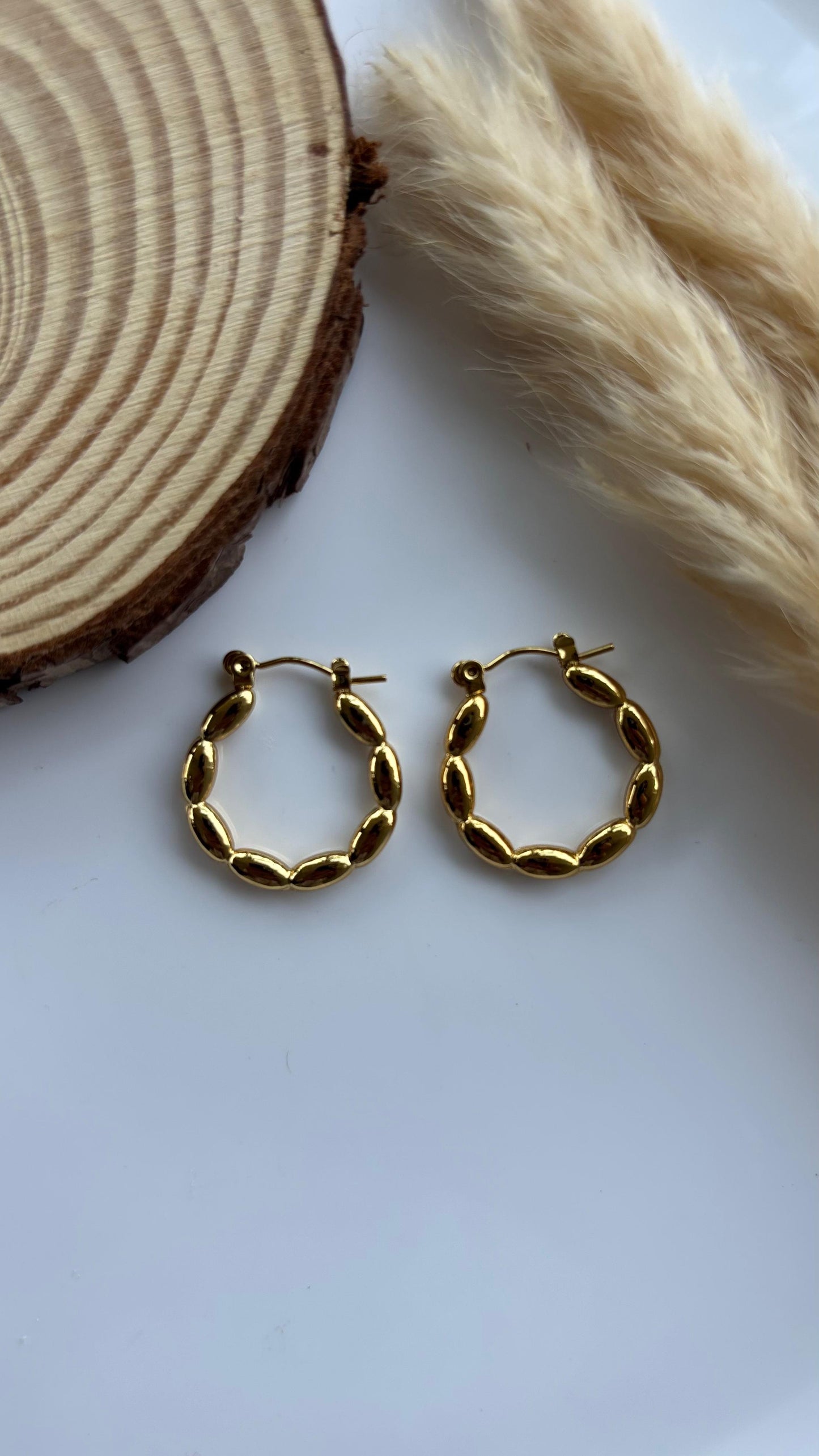 Timeless Twisted Gold Hoops