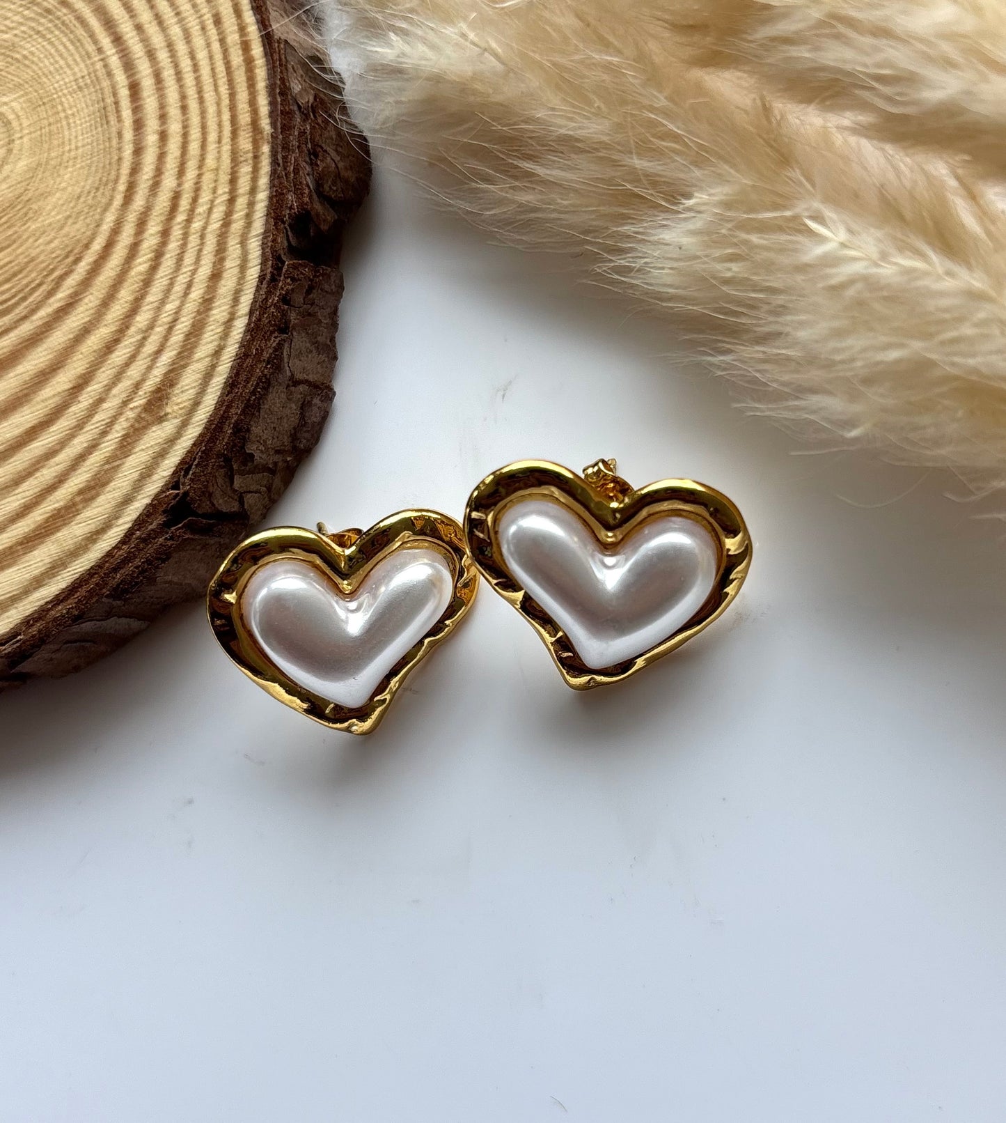 Anti tarnish gold plated earrings