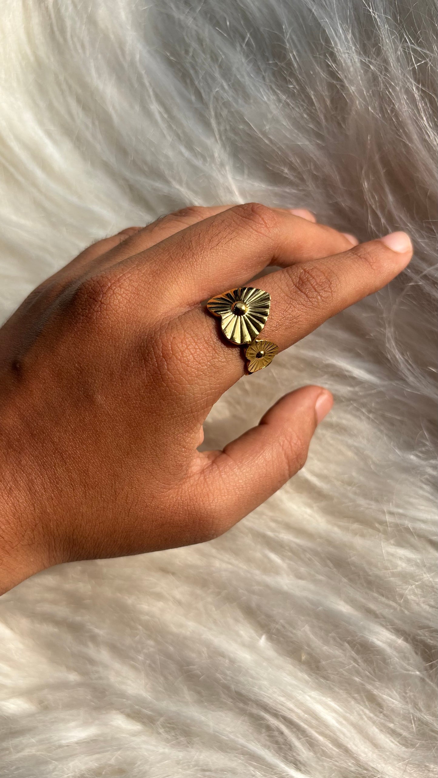 Anti tarnish gold plated ring