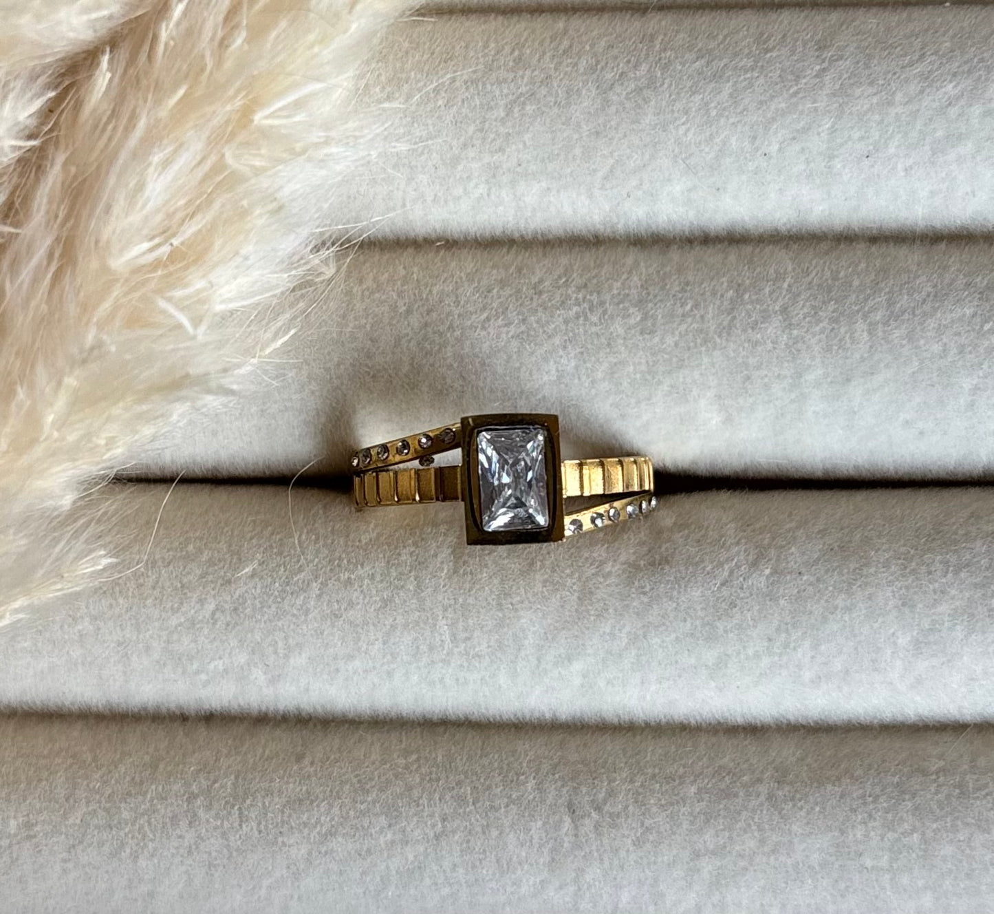 Anti tarnish gold plated ring