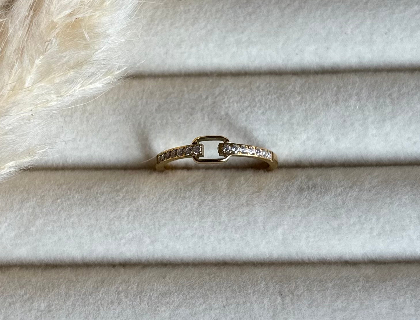 Anti tarnish gold plated ring