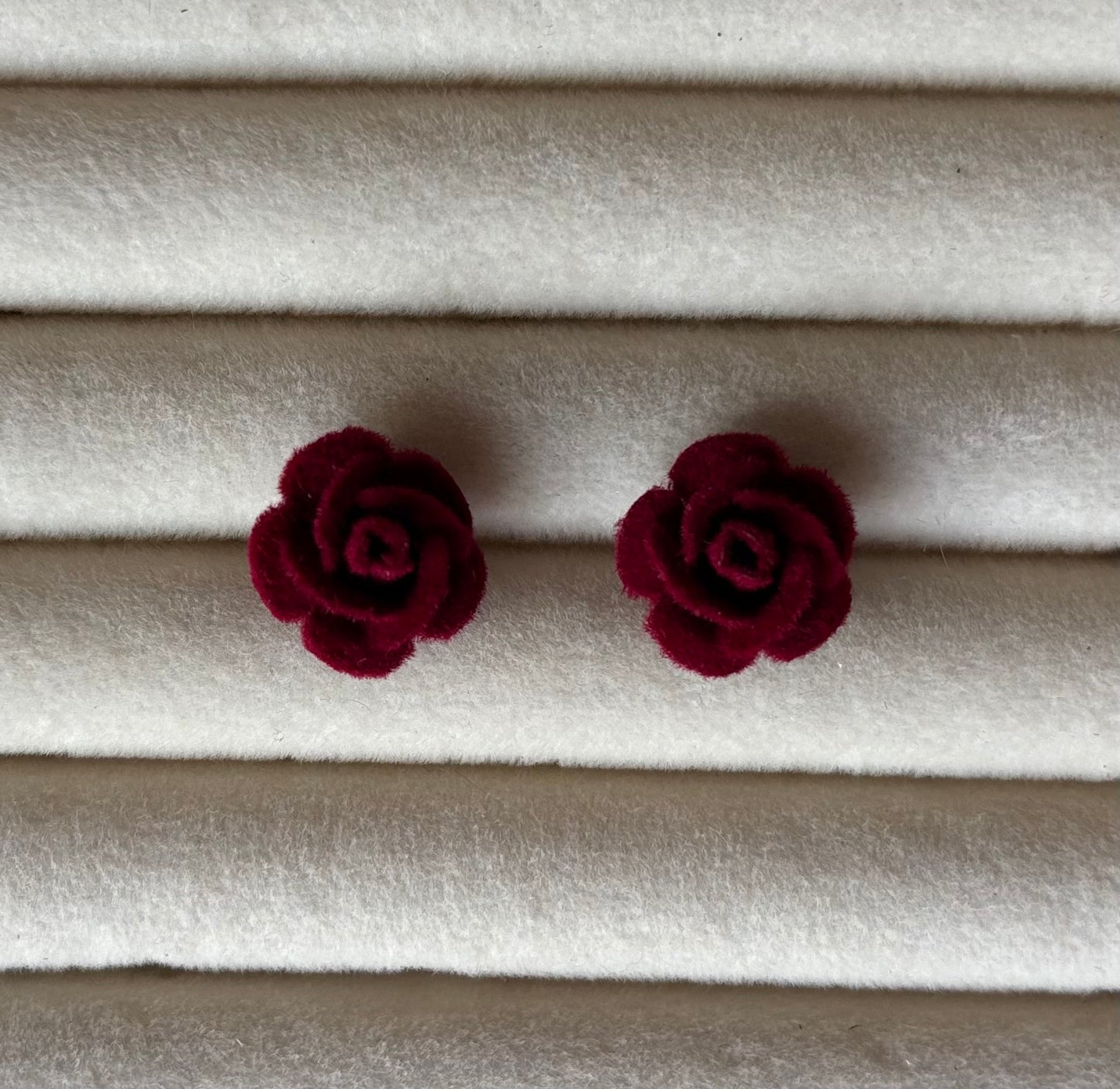 Rose earrings