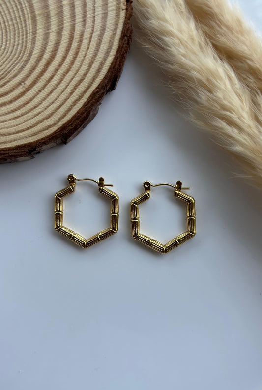 Timeless Twisted Gold Hoops