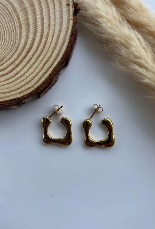 Timeless Twisted Gold Hoops