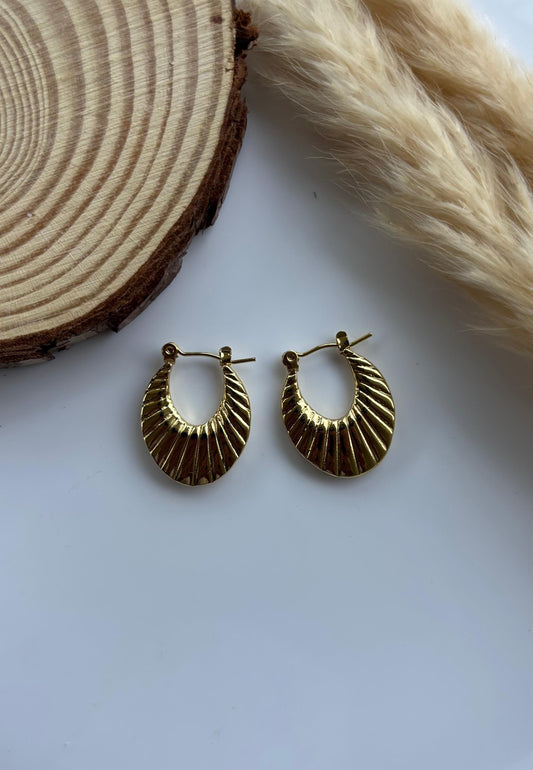 Timeless Twisted Gold Hoops