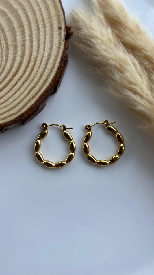 Timeless Twisted Gold Hoops
