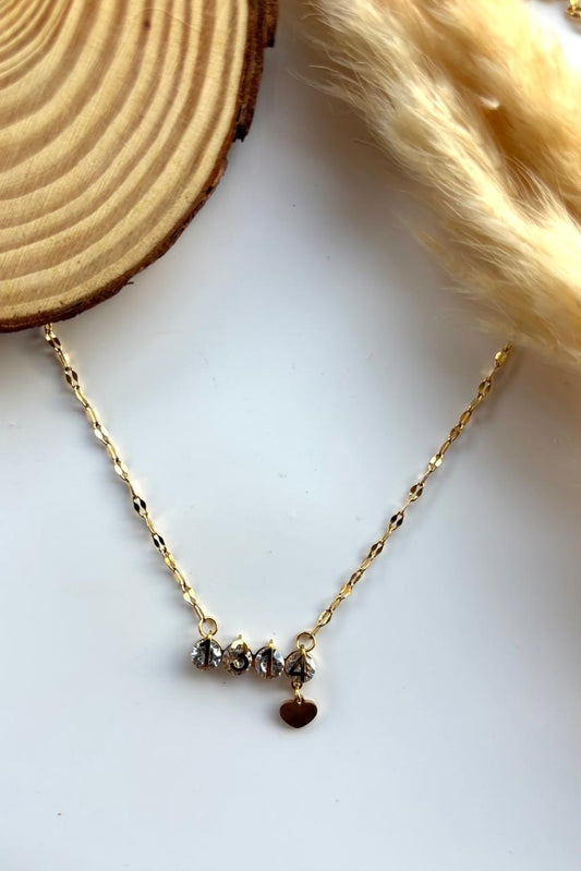Anti tarnish gold plated 1314 necklace