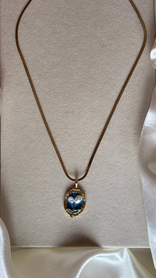 Anti tarnish snake chain pendent