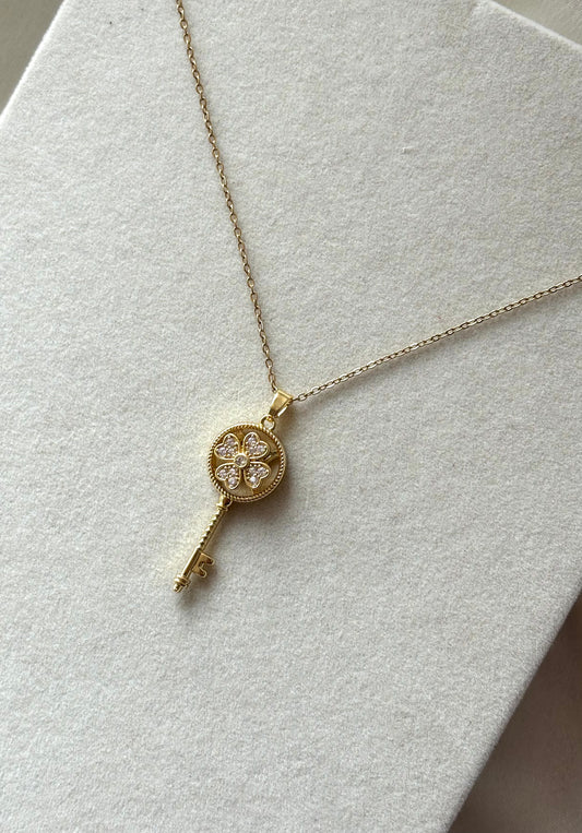 Anti tarnish gold plated sunflower rotating necklace