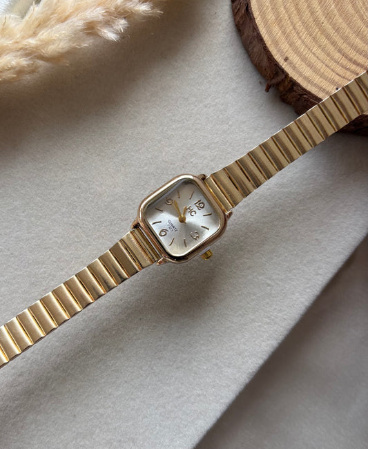 Premium sqaure white watch