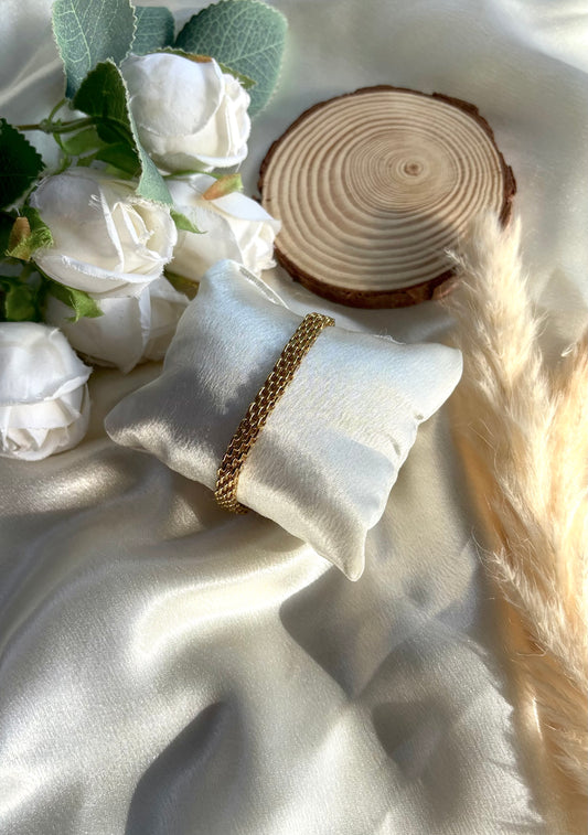 Anti tarnish gold plated chain bracelet (unisex)