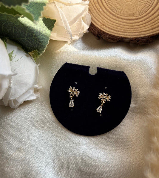 Anti tarnish gold plated stud earrings