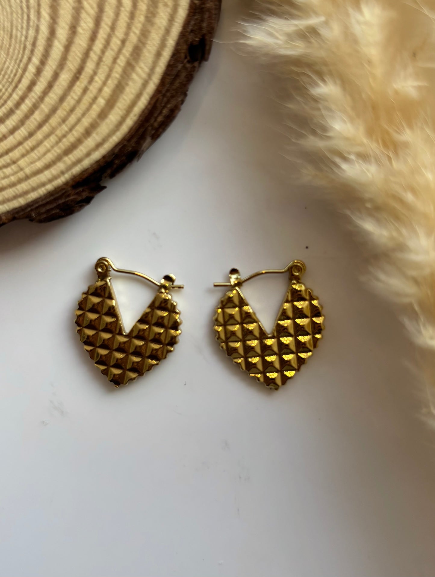 Anti tarnish hoop earrings