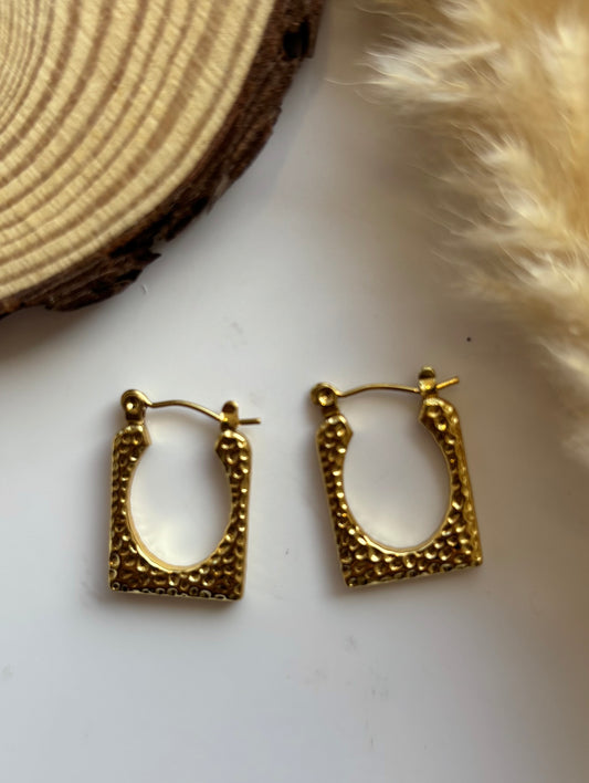 Anti tarnish hoop earrings