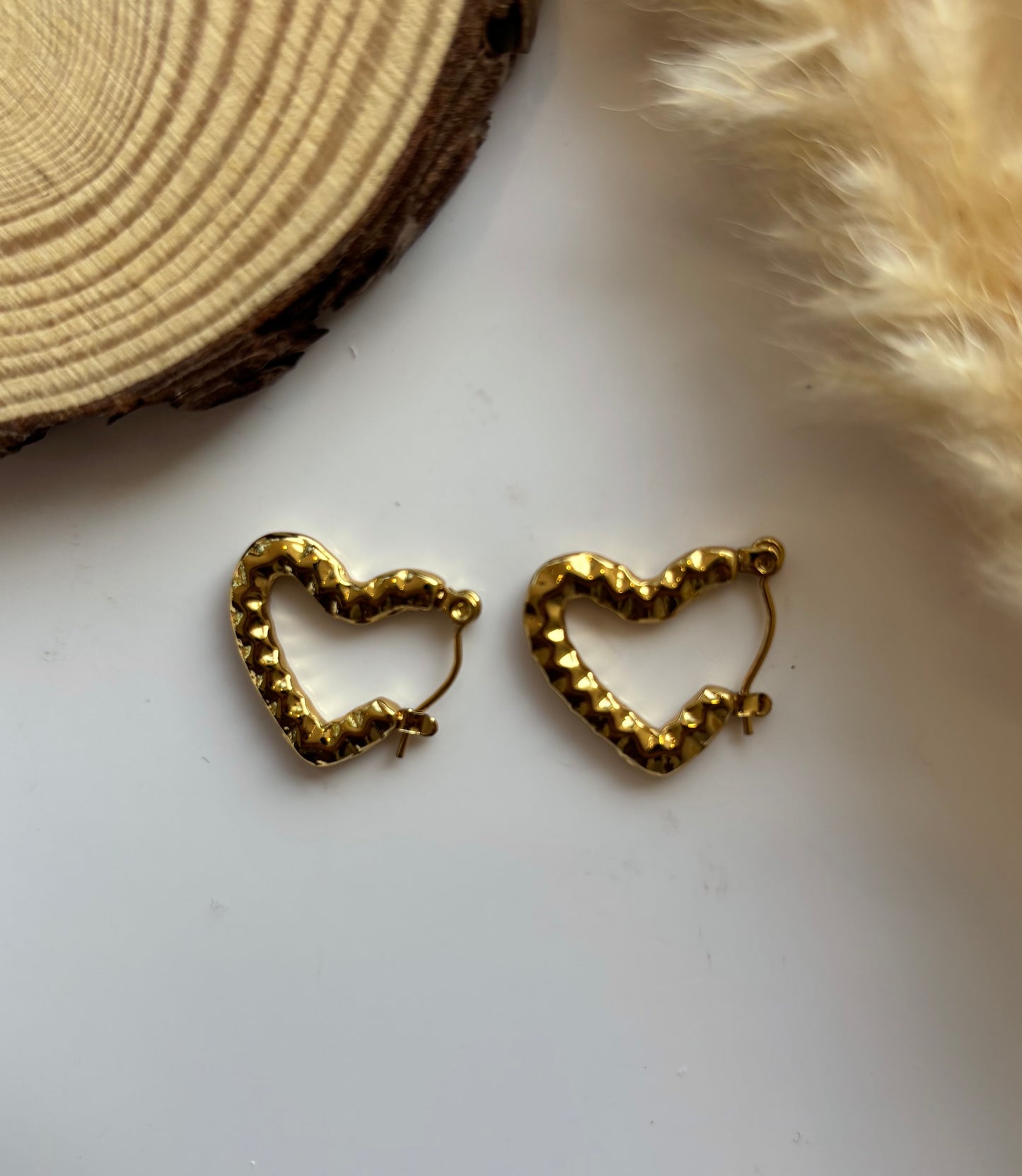 Anti tarnish hoop earrings