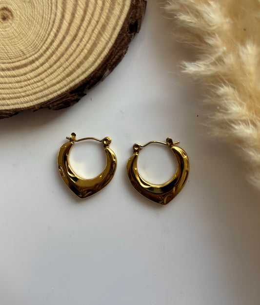 Anti tarnish hoop earrings