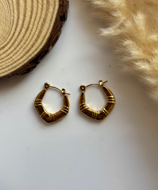 Anti tarnish hoop earrings