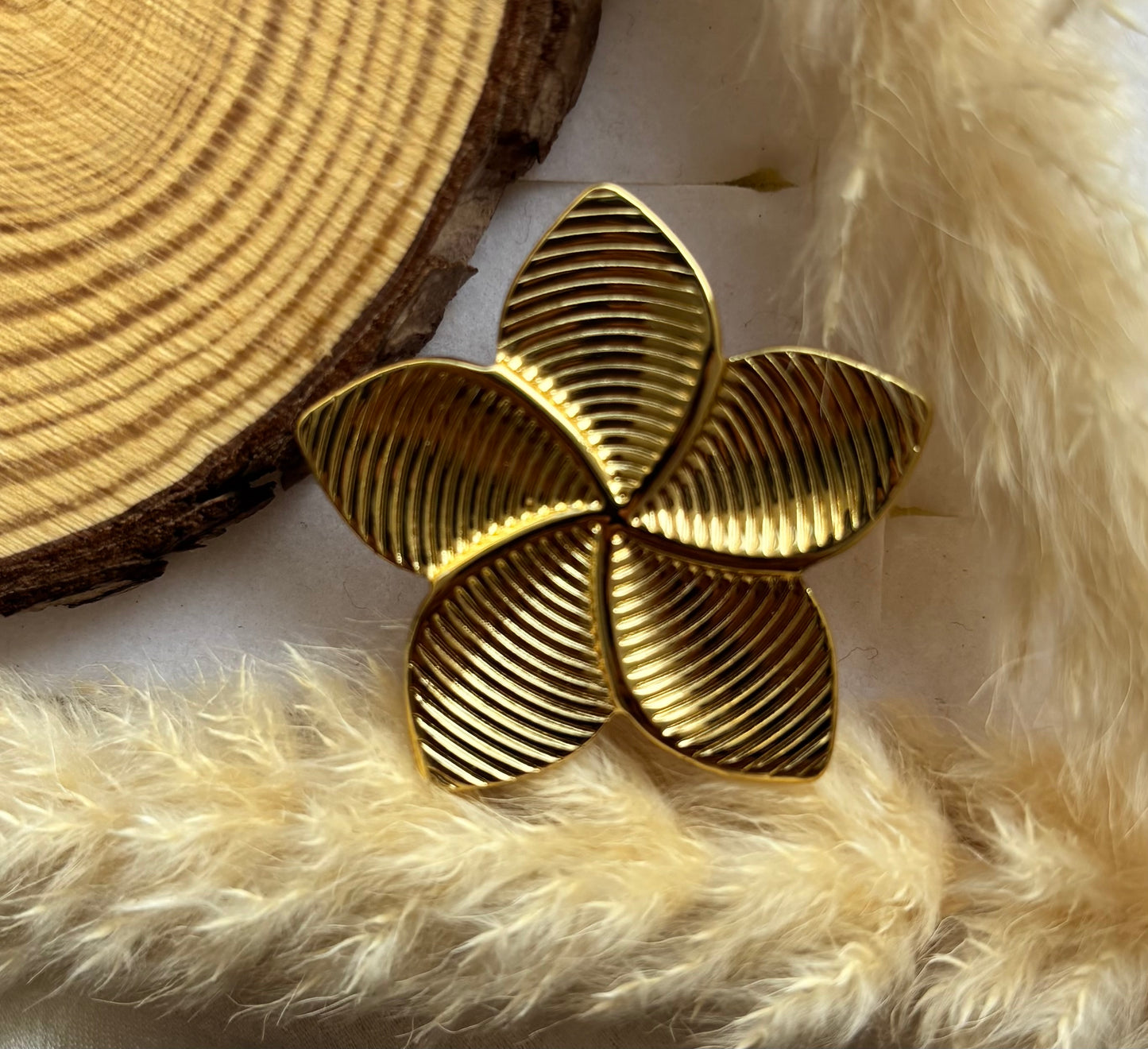 Anti tarnish gold plated ring