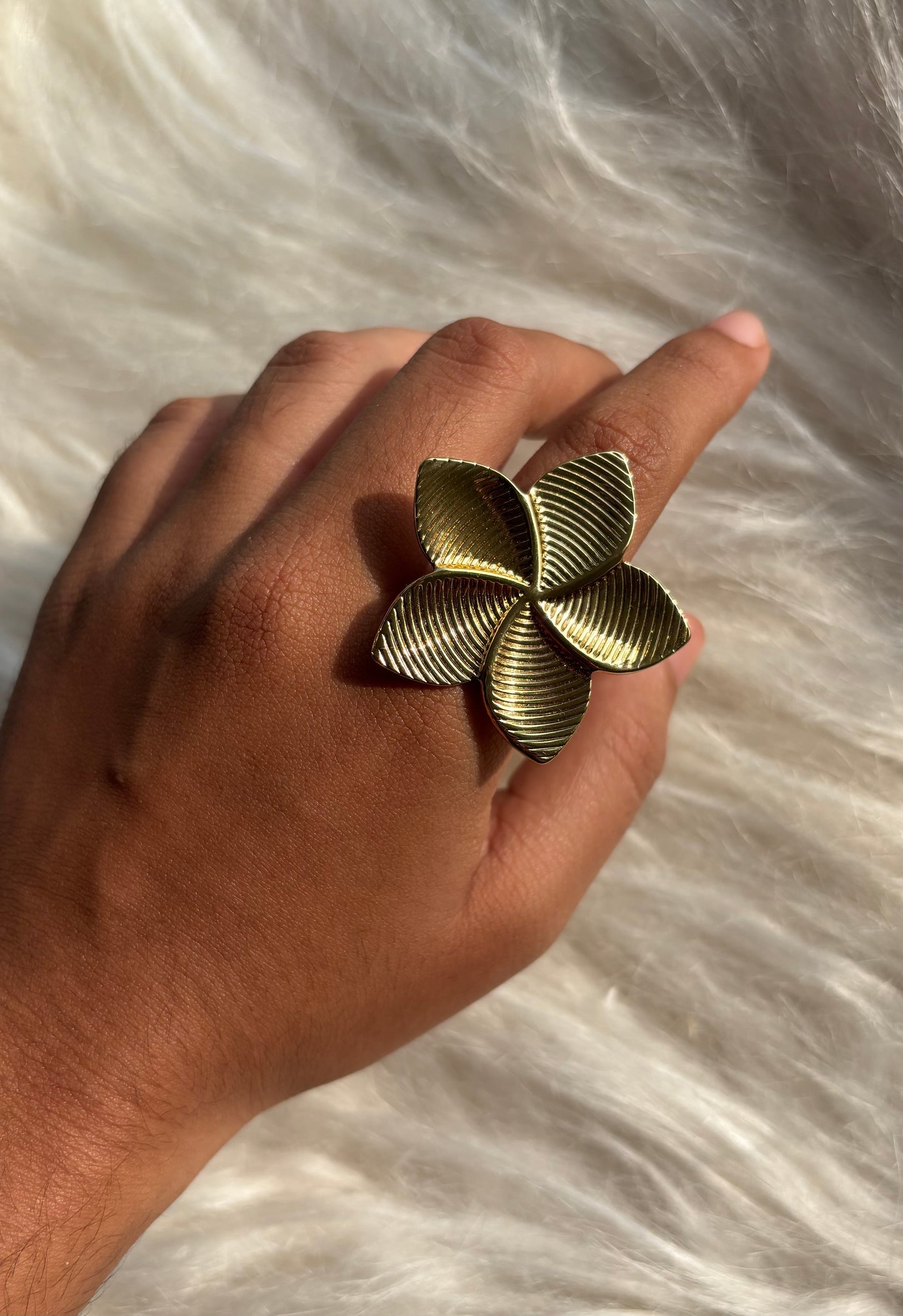 Anti tarnish gold plated ring