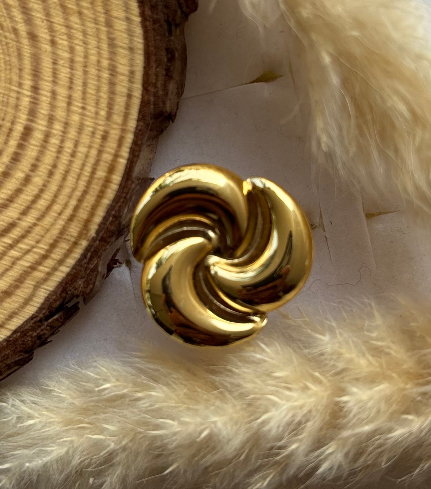 Anti tarnish gold plated ring