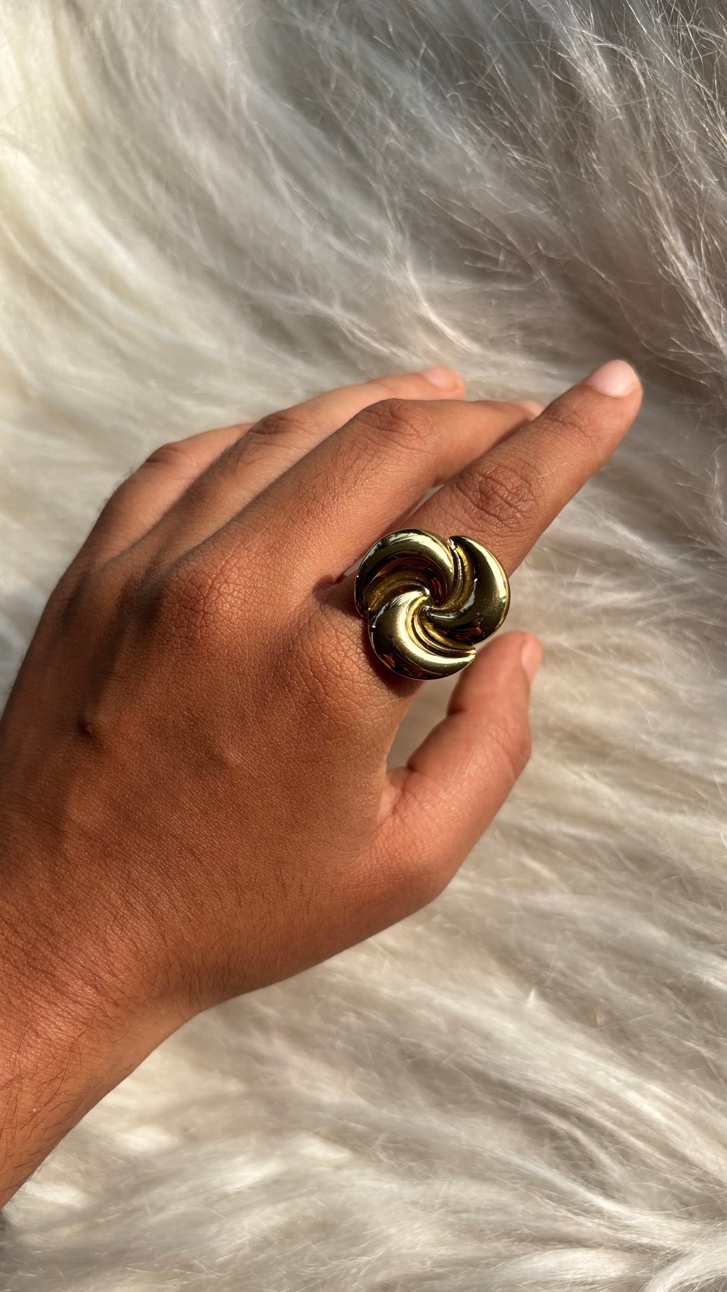Anti tarnish gold plated ring