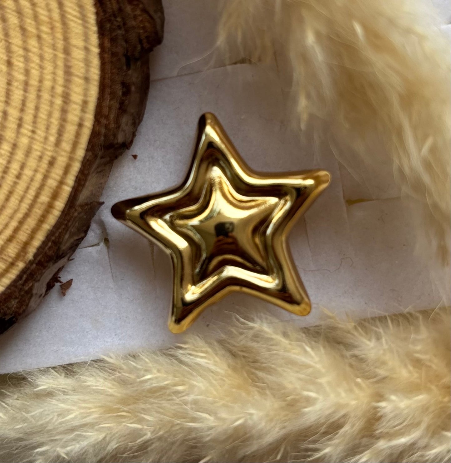 Anti tarnish gold plated ring