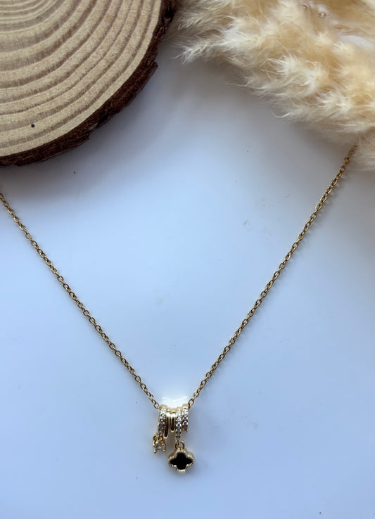 Anti tarnish gold plated clove hanging pendent