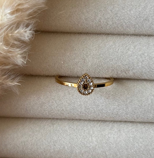 Anti tarnish gold plated ring