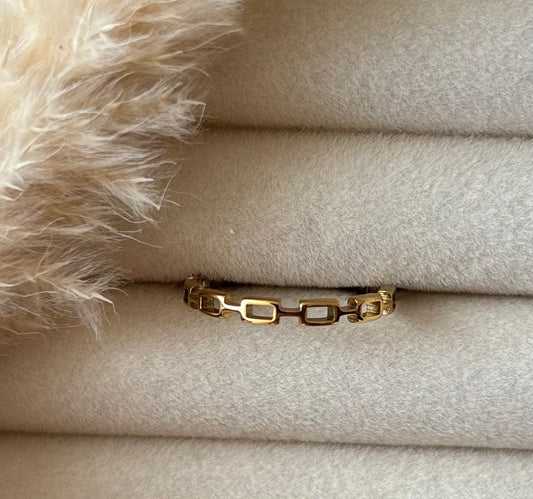 Anti tarnish gold plated ring