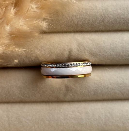 Anti tarnish gold plated ring