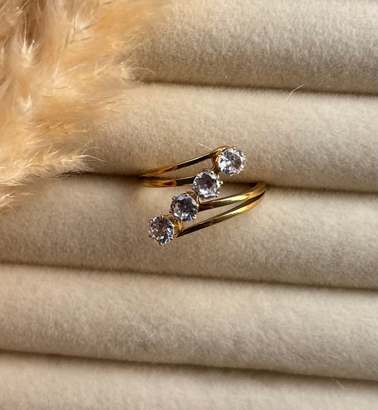 Anti tarnish gold plated ring