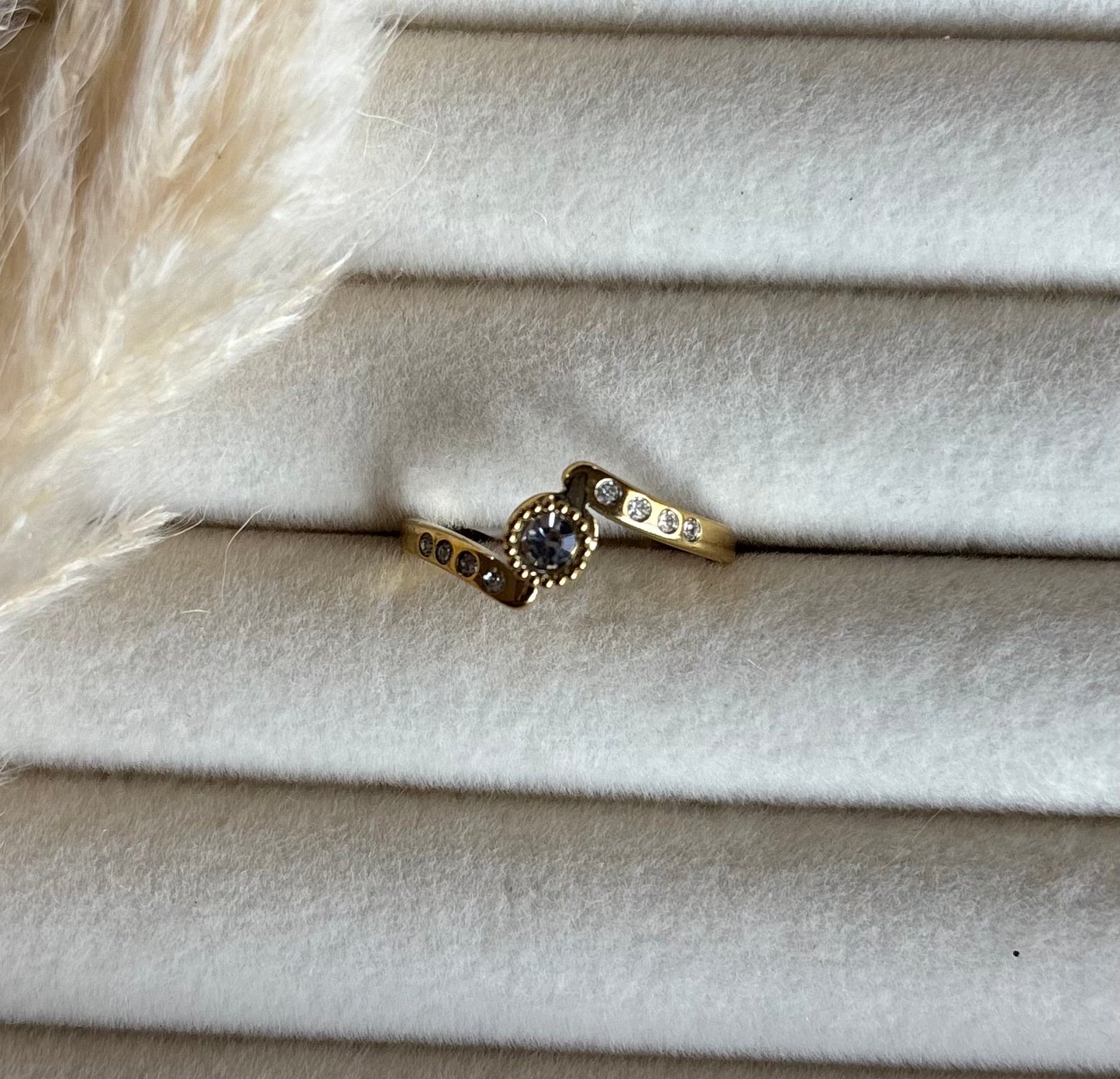 Anti tarnish gold plated ring