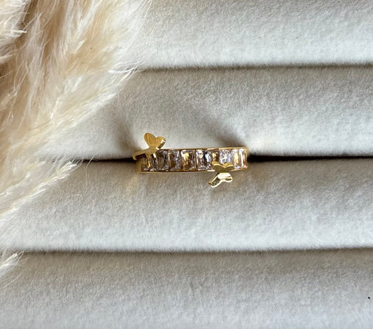 Anti tarnish gold plated ring