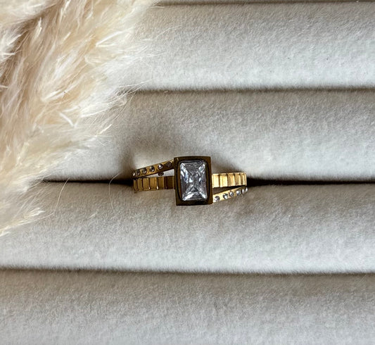 Anti tarnish gold plated ring