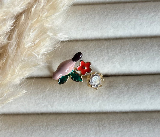 Anti tarnish gold plated adjustable ring