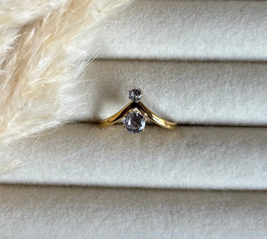 Anti tarnish gold plated ring