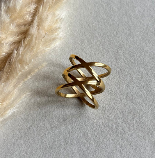 Anti tarnish gold plated ring