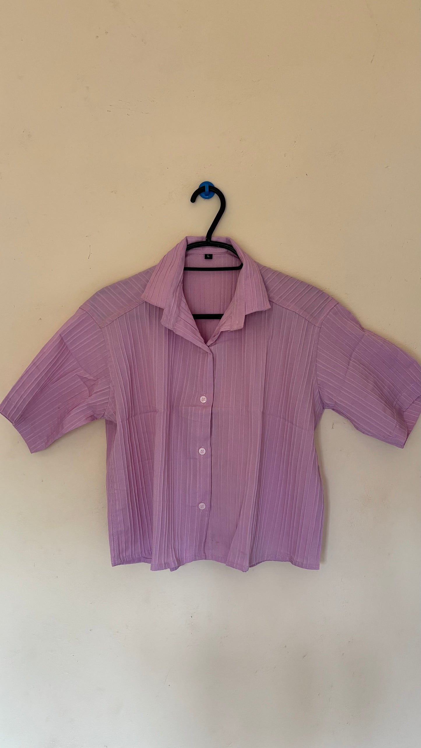 Baby pink crop top ( length-20 inch,bust-40 inch )