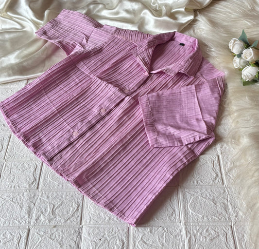 Baby pink crop top ( length-20 inch,bust-40 inch )