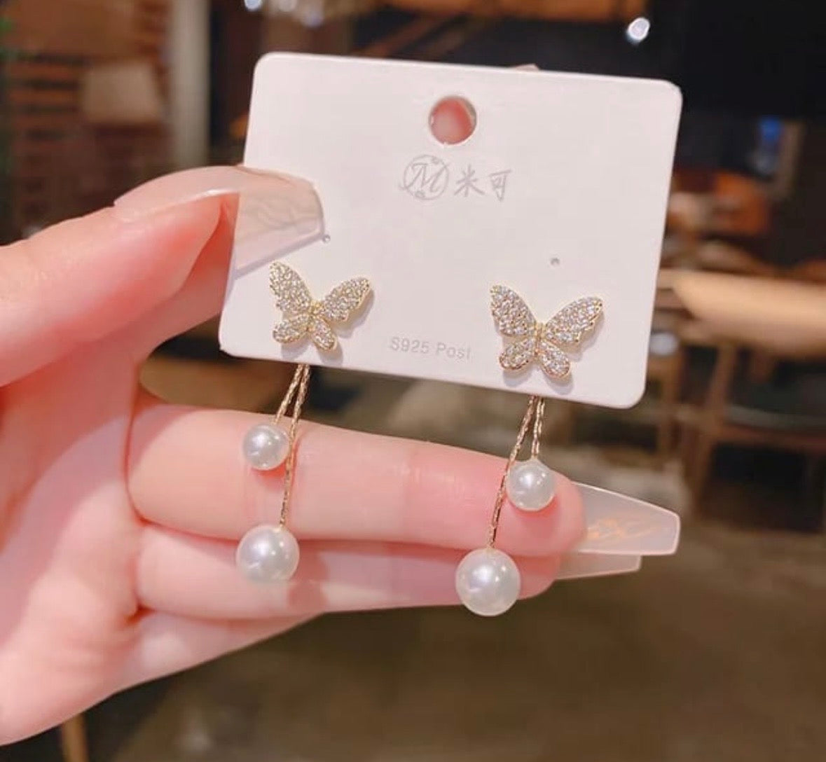 2 in one korean earring