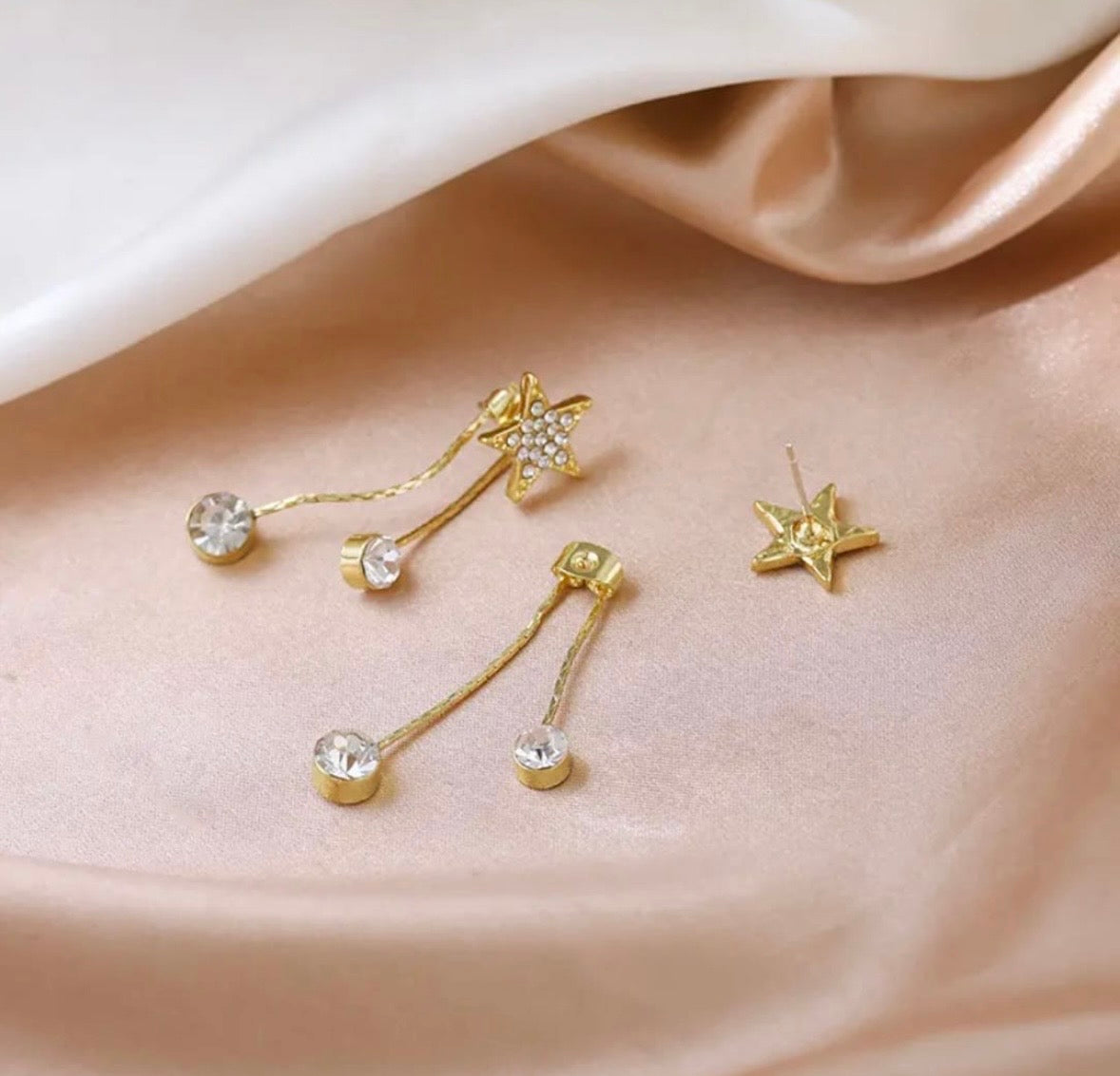 2 in one korean earring