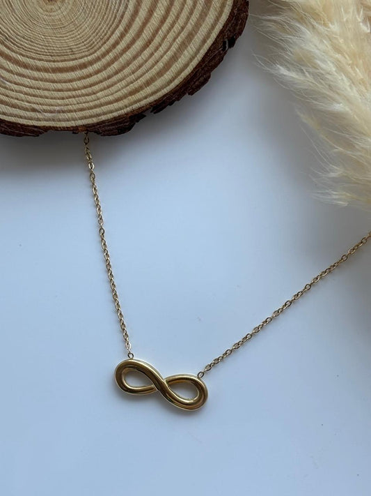 Anti tarnish gold plated Infinity pendent